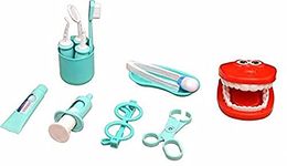 KITI KITS® 15 Pieces Dentist Doctor Medical Set for Kids | Pretend Play Medical Kit | Perfect Role Play Toy Set for Kids | Doctor Dentist Denture Toys