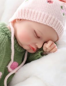 Cloveray 16 Inch Silicone Baby Dolls Full Body, Silicone Baby, 5.6 lb, Girl