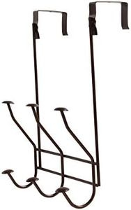 Spectrum Diversified Windsor 3, Door Hooks for Closet Bathroom & Laundry Room, Jacket & Towel Rack, Clothes Hanger for Small Spaces, Pack of 1, Bronze