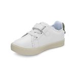 OshKosh B'Gosh Girl's Sweetie Sneaker, White/Multi, 4 Toddler