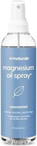 M3 Naturals Magnesium Oil Spray for Sore Muscles, Feet, Joints and Leg Cramps, Supports Restful Sleep, Relaxation and Post-Workout Recovery, Suitable for Sensitive Skin, 12 fl oz