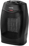 Warmlite WL44005 Ceramic Fan Heater with 2 Heat Settings, Overheat Protection, 1500W, Black