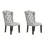 Signature Design by Ashley Jeanette Dining Room Chair, Linen