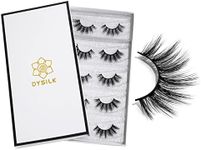 DYSILK 5 Pairs 6D Faux Mink Eyelash