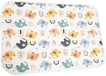 Baby Diaper Changing Pad, 21 5/8" x 31.5" Waterproof Changing Pad Liners - Reusable Soft and Absorbent Portable Changing Mat(Elephant1PCS)