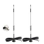 Bingfu 4G LTE Antenna TS9 Aerial 7dBi Magnetic Base External Network Antenna (2-Pack) Compatible with Vodafone EE O2 Three Netgear Huawei MiFi Hotspot Router USB Modem Aircards and LTE Routers