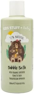 Kids Stuff Baby | Baby Bubble Bath 300ml | Natural Ingredients | Organic Lavender Oil | Dermatologically & Paediatrician Approved | Kind to Sensitive Skin | Vegan | Cruelty-Free