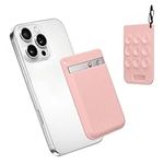 kwmobile AI Voice Recorder Cover Compatible with PLAUD Note AI Voice Recoder - Suction cup mount - Dusty Pink