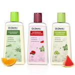 Dr.Dento Mouthwash | Fresh Breath | No Artificial Flavors & Colors | Alcohol-Free Mouthwash for Men, Women & Kids | Fights Germs (100 ml (Pack Of 3), Mouthwash Combo)
