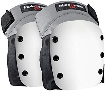 Triple Eight Street Knee Pads, Large, Grey/White