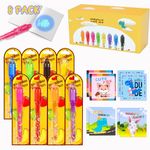 Toys for Girls Boys, Invisible Ink Pen for Kids, Party Favors for Kids, Party Games Spy Pen is Outdoor Boys Girls Fun Activity, Toys for 6-12 Year Old Girls Boys Birthday Gift (8PACK with Notepads)