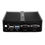 WEIDIAN 4 Cores Celeron J4125 Mini PC, Mini Computer Windows 10 Pro, 8GB DDR4 RAM 512GB SSD 1TB HDD 4K HD+VGA, 2RS232 COM, 2USB3.0, Dual RJ45 Gigabit Ethernet, HDD Extension, Support Auto Power On