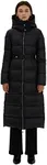 Fitouch Bonnie Women's Light Down Coat Jacket with Belt | Full Length | 700+ Fill Power