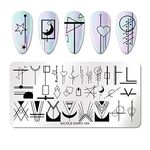 Nicole Diary Stainless Steel Nail Stamping Image Plate Design 145