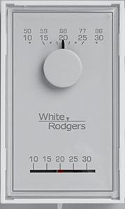 White Rodgers 24V Mercury Free Thermostat Heat only 1E50N-303