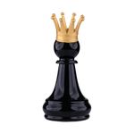 Artarium Chess Pieces Pawn with Crown Statue Sculpture for Car Dashboard Home Decor | Office Decor | Table Decoration PawnChess Piece Statue Sculpture Ornament Pack of 1