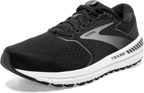 Brooks Men’s Beast 20 Running Shoe – Black/Ebony/Grey, UK 9.5