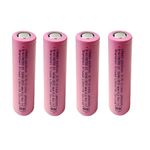 CONSONANTIAM Winway 3.7V 2200 mAH Lithium ion Battery Cell Rechargeable use for LED Light Bluetooth Speaker Power Bank Emergency Laptop 3.7v 2200mAh Li-ion Battery Original Power (Pack-4)