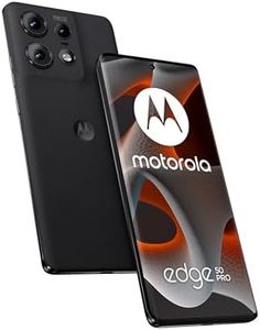 Motorola edge50 pro Smartphone (6,67" Super HD pOLED Display, 50 MP Camera with OIS, 12/512 GB, 4500 mAh, incl. 125W Charger, Android 14) Black Beauty, incl. Protection Cover