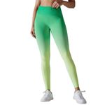 XFyt Exclusive Yoga Pants for Women High Waist | Squat Proof and Gym Confidence Running pilated Leggings for Woman (Mint Green,Medium)