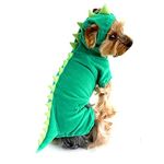 NACOCO Dog Dinosaur Design Costume Green Pet Clothes for Medium & Large Dog (Green, S)