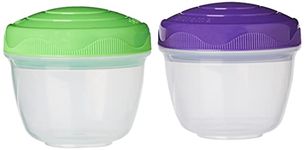 Sistema 21466 Yogurt To Go Round Containers, 150 ml - Pack of 2