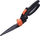 Garden Art Swivel Grass Shears with 360 Degree Rotation - Comfortable Ergonomic | Dual Sided Cutting Harden Stainless Steel Blade with Safety Lock (GAHE026)