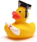 Funny Academic Graduation Rubber Duck, Squeaky Duck with Mortar Board Graduation Gift For Exams, Uni, University, College