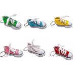 JNAWA 6 Pieces Sneaker Keyring Canvas Shoes Keychains Mini Backpack Pendant for Keys Bags Backpack Decoration