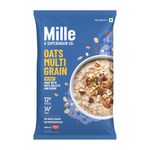 Mille High Fibre Millet and Oats | Zero Added Sugar | Power of 7 - Millets, Oats, Flax seeds and Chia seeds | Instant Multigrain High Protein Breakfast Cereal | 500g