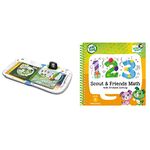 LeapFrog LeapStart 3D Interactive Learning System - Green (English Version) + LeapStart Preschool Scout & Friends Math with Problem Solving Activity Book