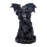 Nemesis Now Dragon Tower Incense Burner 24.5cm Black, Resin