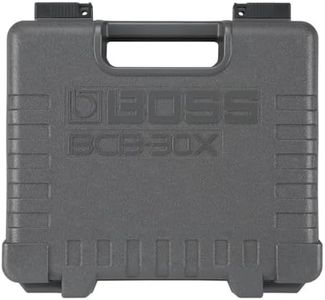 BOSS BCB-30X Ultra-Portable Effects Board and Case with Integrated Lid | Small, Durable and Rugged Protection, Customizable for Your Guitar Pedals