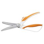 Fiskars Pinking Shears, Zig-Zag Edge, Stainless Steel Blades, Precision Cuts for Sewing, Easy Action Spring Assist Fabric Scissors
