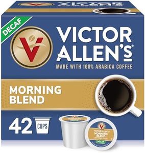 Decaf Morning Blend for K-Cup® Keurig 2.0® Brewers, 42 Count, Victor Allen’s Coffee® Light Roast Single Serve Coffee Pods