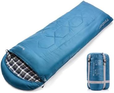 Meteor 220x80cm Lightweight Backpacking Sleeping Bag for Adults Boys and Girls, 3-Season, Hooded, Rectangular, Envelope Sleeping Bag for All Season Hiking & Camping (-10°C to +9°C)