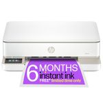 HP Envy 6120e All in One Printer | Perfect for Home | Colour | Wireless | Print, Scan & Copy | 3 Months of Instant Ink Included | Automatic 2-sided Photo Printing | Easy Setup & Reliable Wi-Fi | White