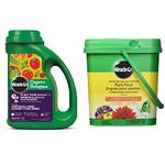 Miracle-Gro Organics Plant Food Granules for Vegetables & Herbs (4-3-7, 1.58kg) + Miracle-Gro Water Soluble All Purpose Plant Food (1.5kg)