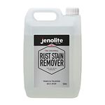 JENOLITE Rust Stain Remover | FAST ACTING | Multi-Surface Rust Stain Remover | Interior & Exterior Use | Driveways, Patios, Tiles Walls, Bathrooms | Wipe On and Wipe Clean | 5000ml