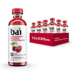 Bai Antioxidant Infusion Flavoured Water Beverage, Zambia Bing Cherry, 530 mL, 12-Count