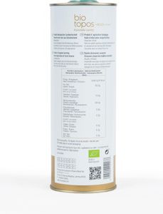 Biotopos Organic Early Harvest Extra Virgin Olive Oil, Koroneiki, 500ml Tin