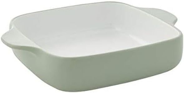 KitchenAid Vitrified Stoneware Square Baker, 2-Quart, Pistachio