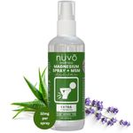 Magnesium Oil Spray with MSM and Aloe Vera - Extra Strength at 32mg per Spray - Lightly Scented with Lavender - Product of Canada 237 ml