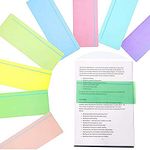 8 PCS Reading Guide Strips, Reading Tracker Dyslexia Reading Ruler Colored Overlays Dyslexia Overlay Ruler Guided Reading Highlight Strips Dyslexia Reading Strips Irlen Overlay for Children Teacher