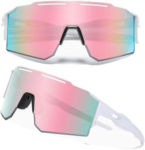 IKTOD Sports Polarized Sunglasses UV Protection for Youth, Men & Women, Ideal for Cycling Running Baseball Skiing & Softball (C22)