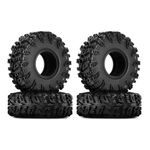 INJORA 1.9" Swamp Claw Tire - Mud Terrain Wheel Tires for FCX10 1/10 RC Crawler Car Upgrade 120 * 42mm (T1919)