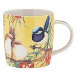 Maxwell & Williams DX1119 Coffee Mug Round Birds 370ml - Porcelain Mug, Bird Talk, Animal Colourful Gift Box