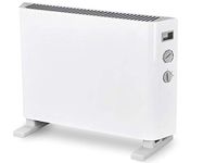 MYLEK Convector Heater Electric 2000W Free Standing Radiator - Portable, 3 Power Modes with Adjustable Thermostat/Oil Free Low Energy - For Homes, Offices, Garages, Conservatory and Summerhouse