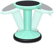 HONEY JOY Height Adjustable Wobble Chair for Kids & Adults, Ergonomic Learning Stool Sitting Balance Chair for Office/Bar/Home (Green)