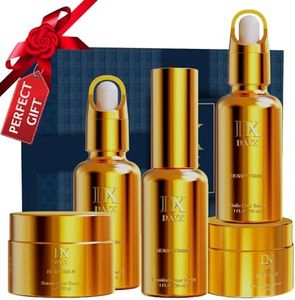 Beard Kit for Black Men: Beard Care Kit w/Balm, Oil & Vitamin Spray, All-Natural Ingredients for Men Grooming and Care, Ideal Fathers Day Birthday & Valentines Day Gifts for Him